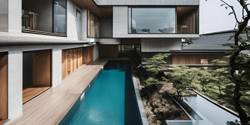 madimack pool heating expansion in Japan