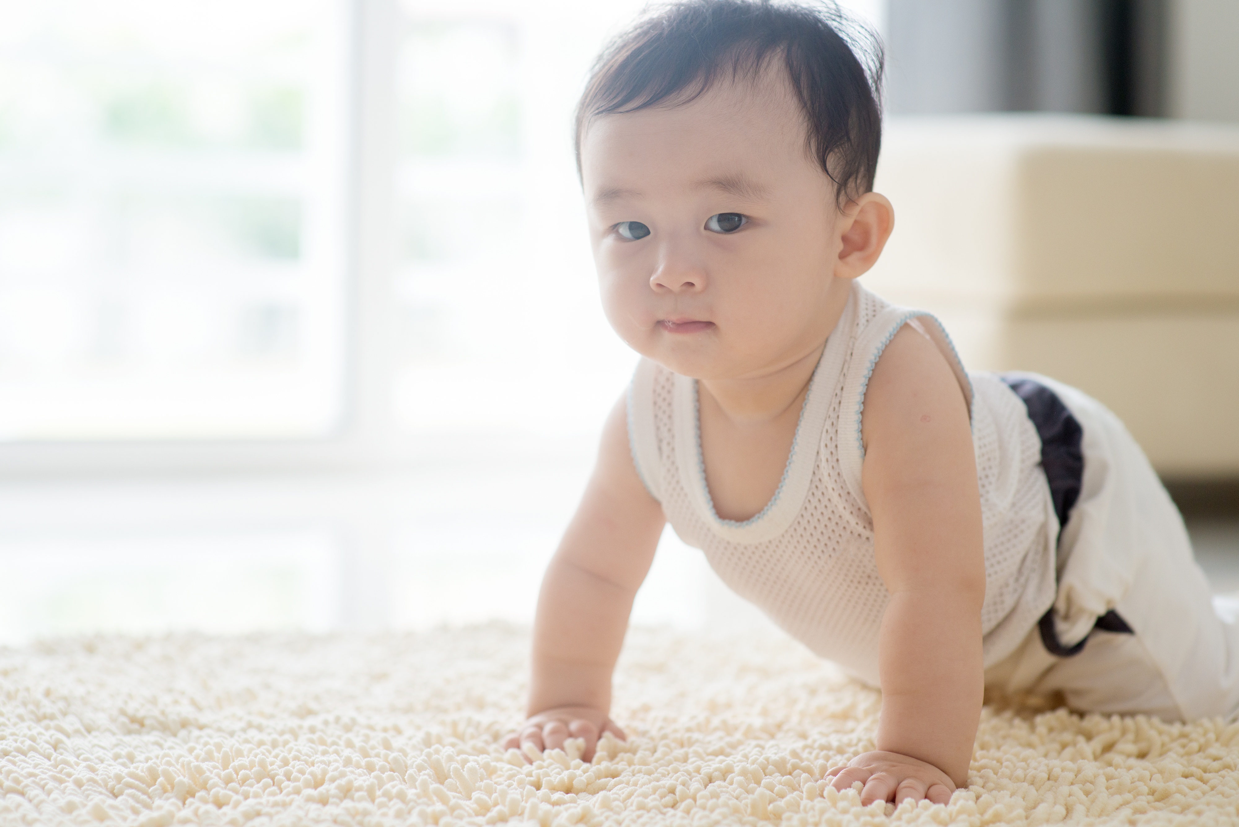 bigstock-Chinese-baby-boy-crawling-on-f-229929631